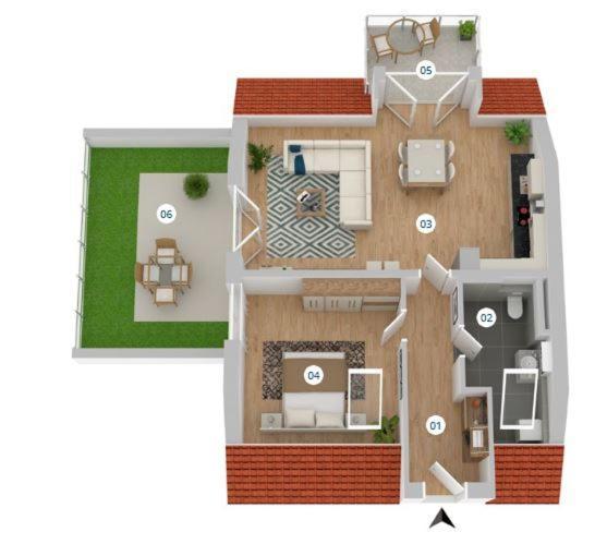 Traumhafte Neue Dachterrassenwohnung Am Soyener See Eksteriør bilde
